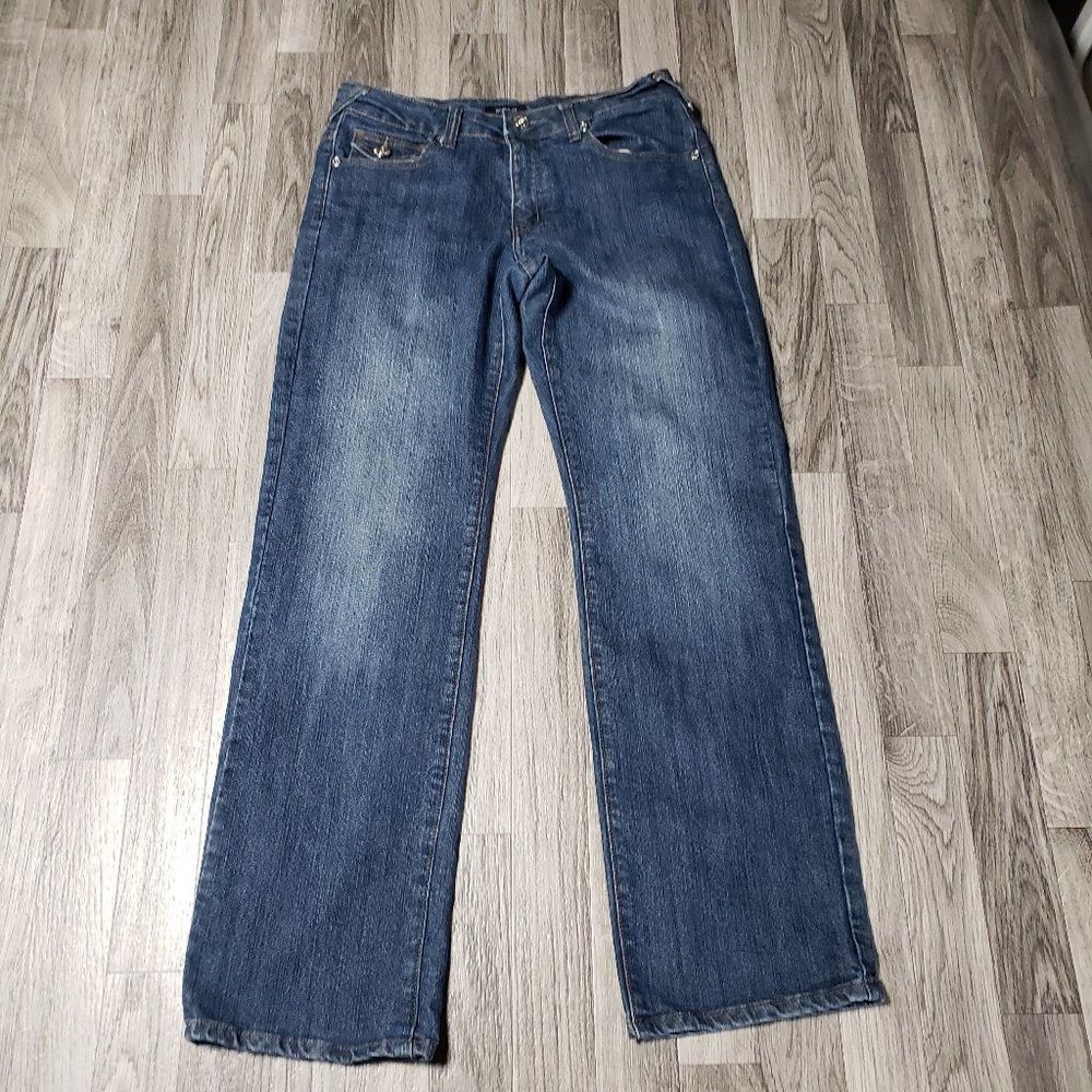 Bogari Womens Size 4 Buttoned‎ Pockets Denim Blue Jeans